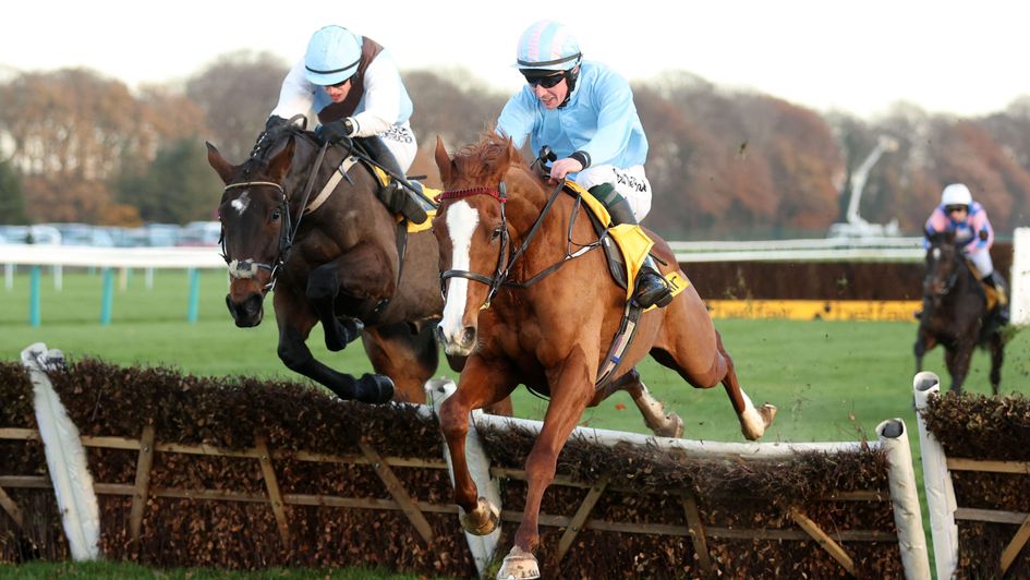 Slate Lane leads over the last