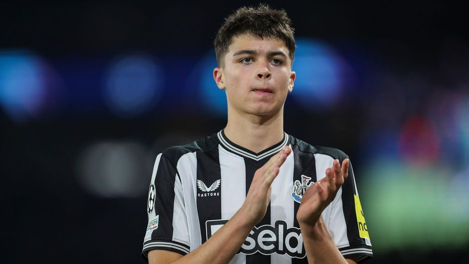 Newcastle's youngster Lewis Miley