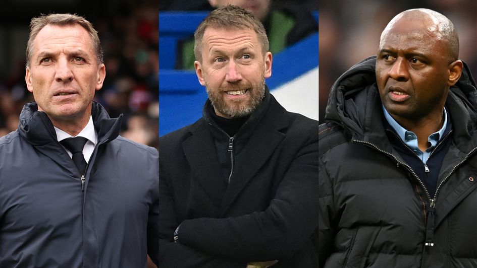 Brendan Rodgers, Graham Potter and Patrick Vieira have all be sacked recently