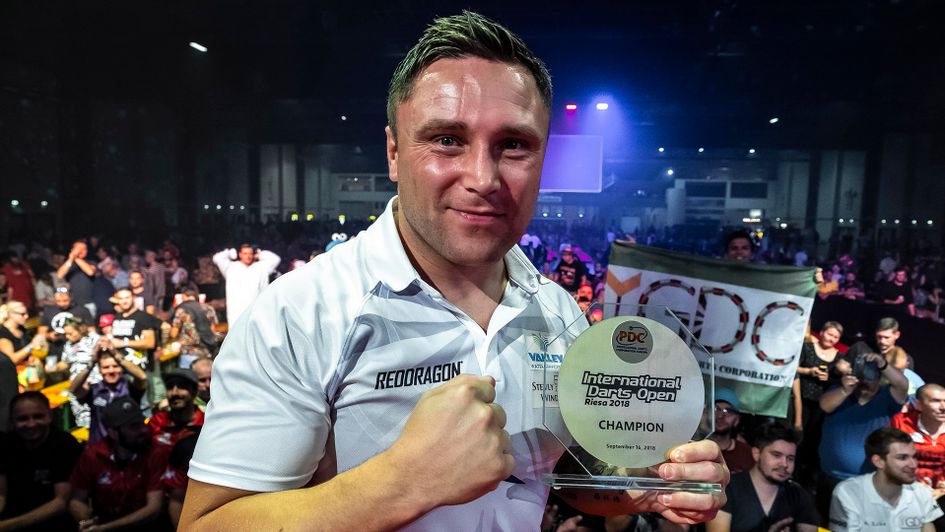 Gerwyn Price wins the International Darts Open (Picture: Michael Braunschadel PDC Europe)