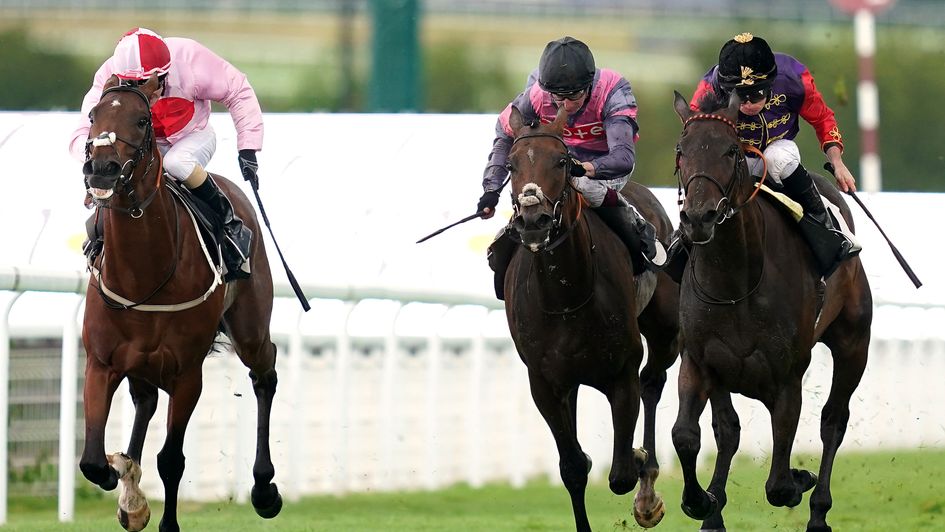 Wink Of An Eye (right) wins the finale