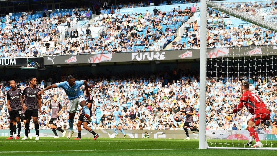 Manuel Akanji had an impact on Nathan Ake's goal