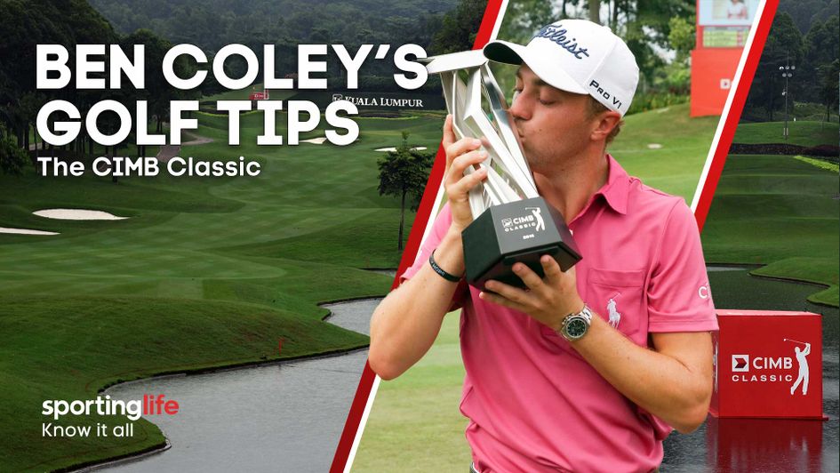 Justin Thomas is favourite to win the CIMB Classic - but will he feature in Ben Coley's staking plan?