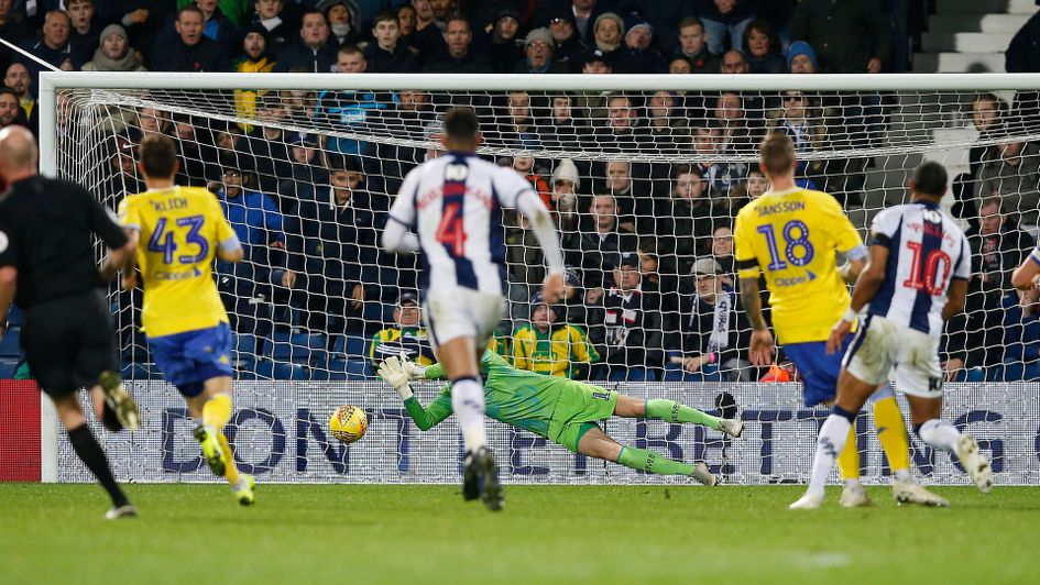 Matt Phillips scores for West Brom against Leeds