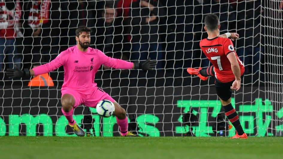 Shane Long: Southampton striker scores against Liverpool at St Mary's