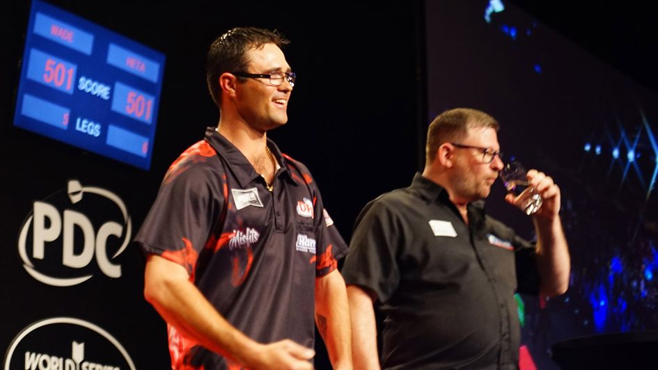 Damon Heta stunned James Wade (Picture: PDC/DartsPlace)