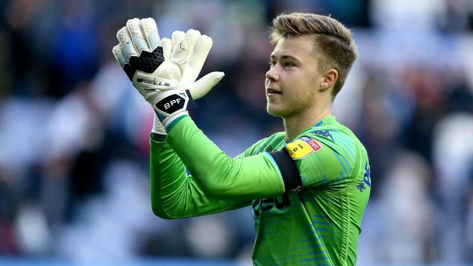 Leeds United goalkeeper Bailey Peacock-Farrell