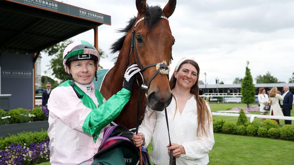 Jamie Spencer with Mitbaahy at the Curragh