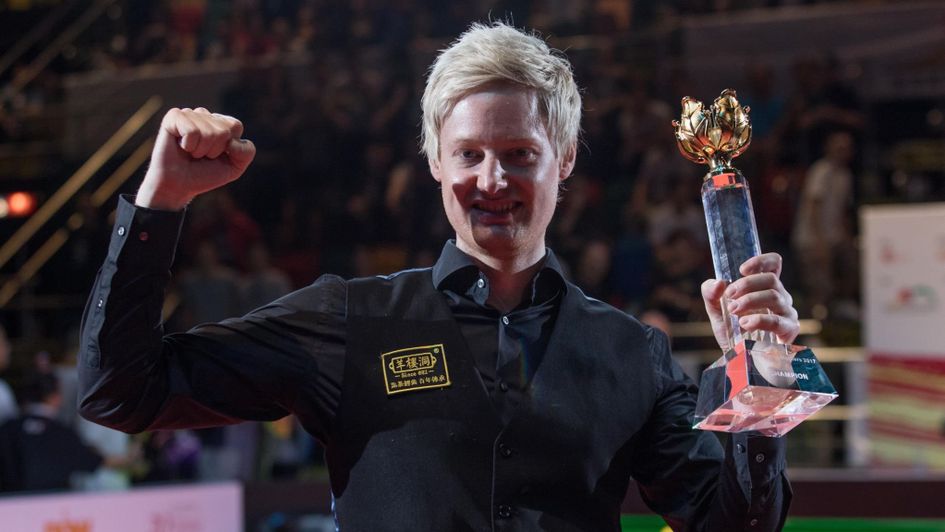 Neil Robertson took the title in Hong Kong