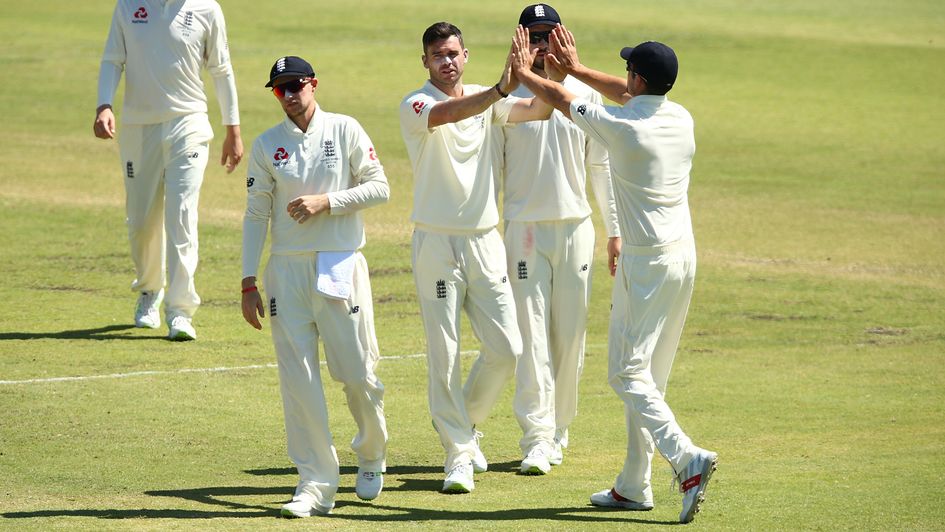 James Anderson took four wickets at the WACA