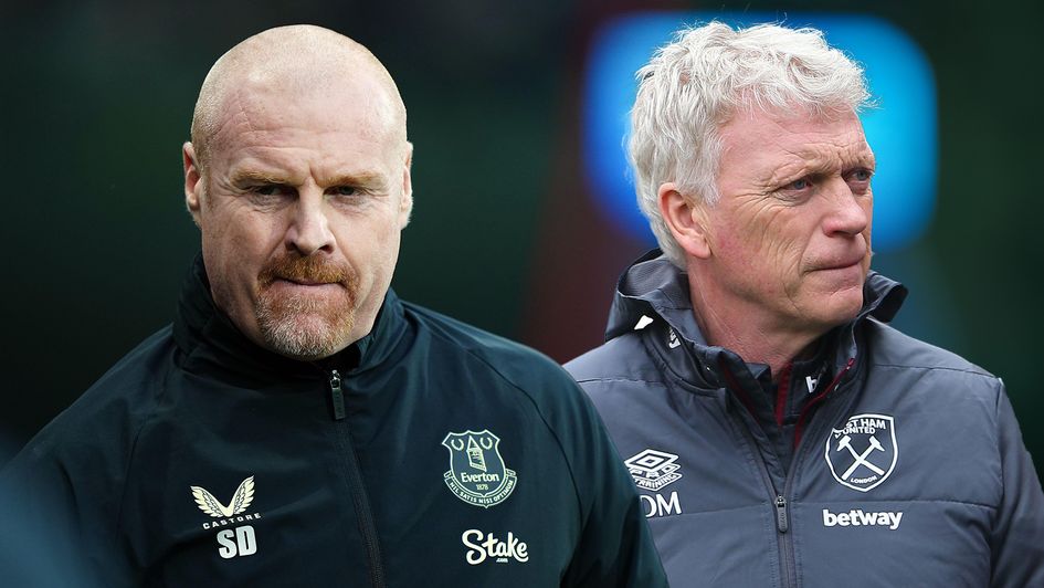 Sean Dyche and David Moyes