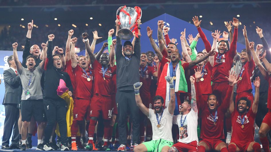 Liverpool's lifting the Champions League in 2019