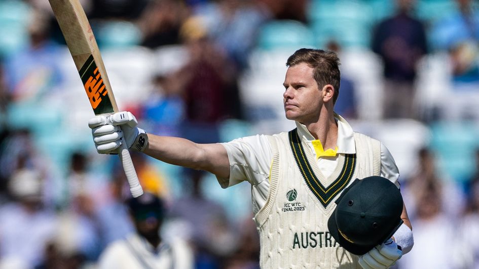 Australia's Steve Smith celebrates another century