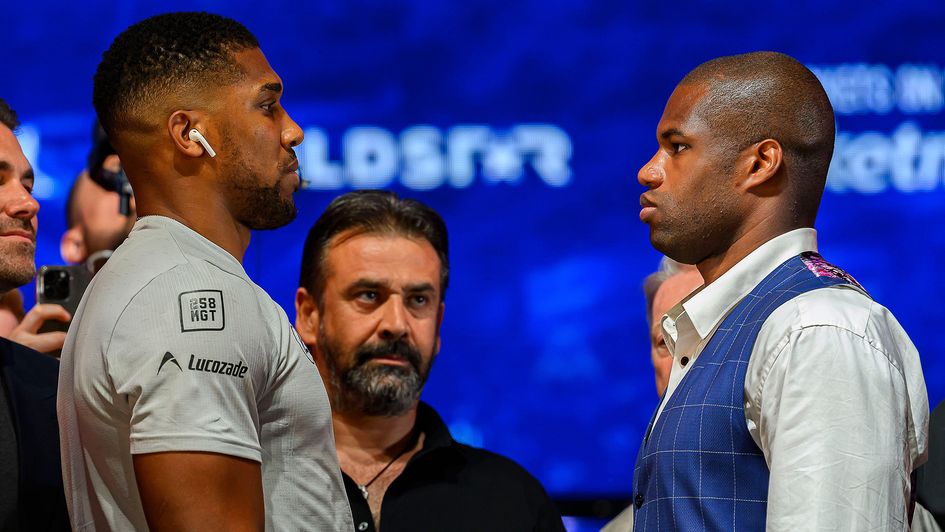 Anthony Joshua and Daniel Dubois