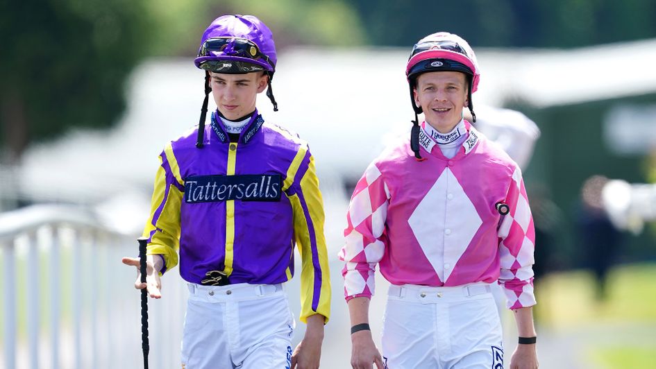 Harry Davies (left) and David Probert pictured at Chepstow