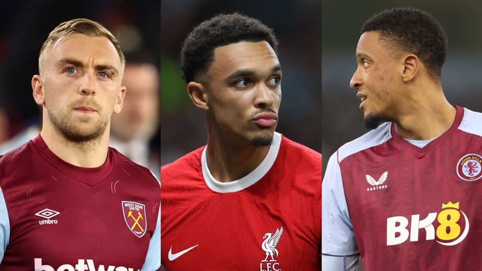 Jarrod Bowen, Trent Alexander-Arnold and Ezri Konsa