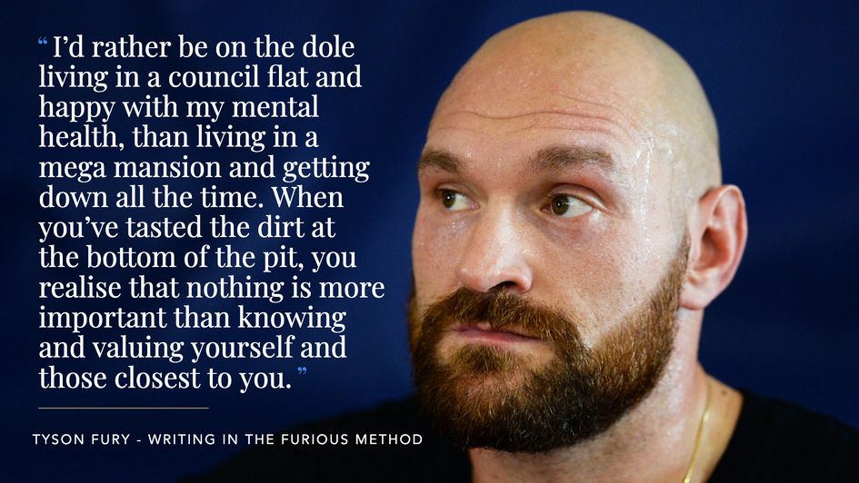 Tyson Fury's new book is full of inspirational advice for readers on how we can all improve our physical and mental health