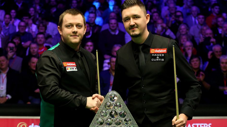 Mark Allen and Kyren Wilson before the Masters final