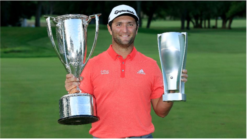 Bmw Championship Jon Rahm Sinks Monster 66 Foot Putt To Beat Dustin Johnson In A Play Off At Olympia Fields