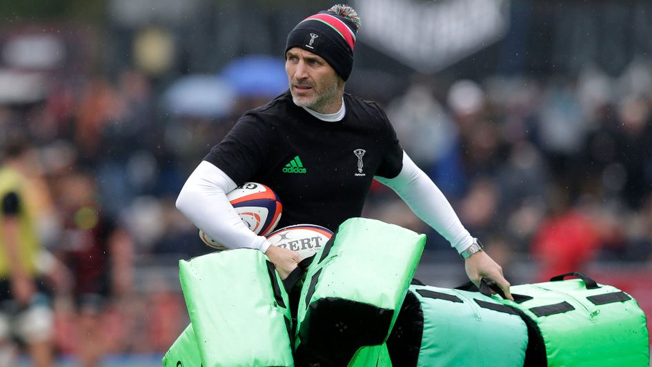 Paul Gustard is in his second season in charge at Harlequins