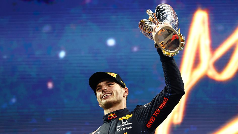 Abu Dhabi Grand Prix winner and 2021 F1 World Drivers Champion Max Verstappen