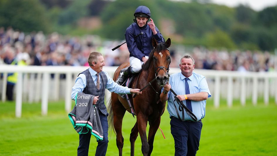 Ryan Moore all smiles on City Of Troy