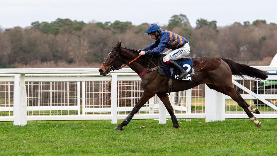 Djelo ridden by jockey Charlie Deutsch