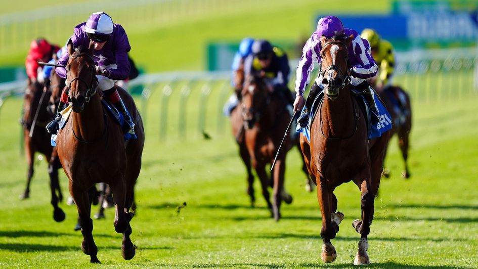 Merrily (right) wins under Wayne Lordan