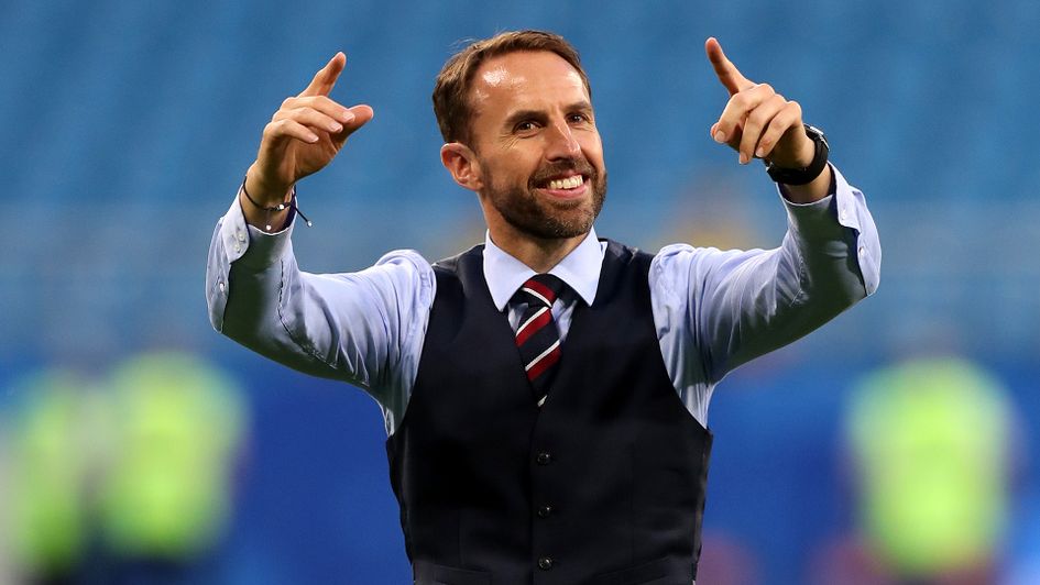 Delight for Gareth Southgate after the win over Sweden