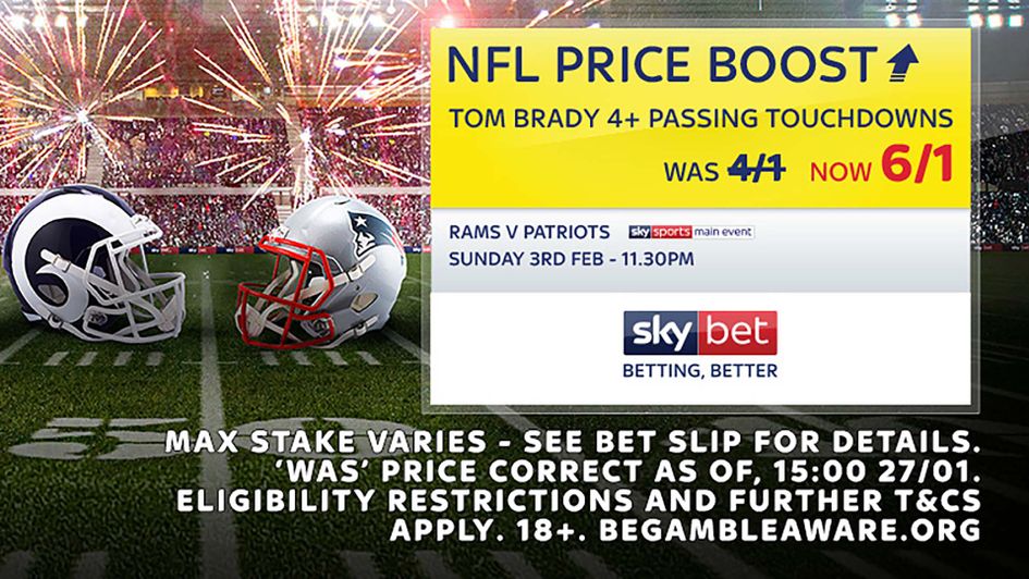 Super Bowl NFL Price Boost from Sky Bet