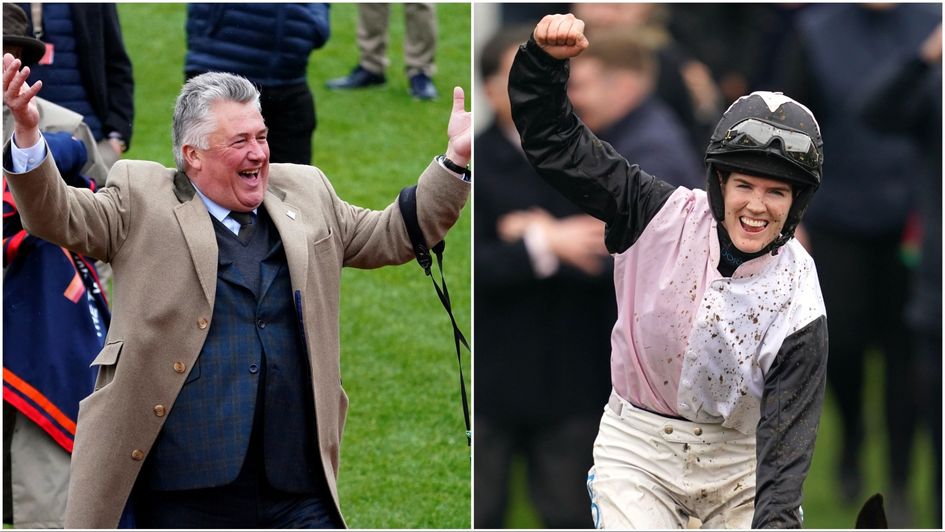 Paul Nicholls and Rachael Blackmore