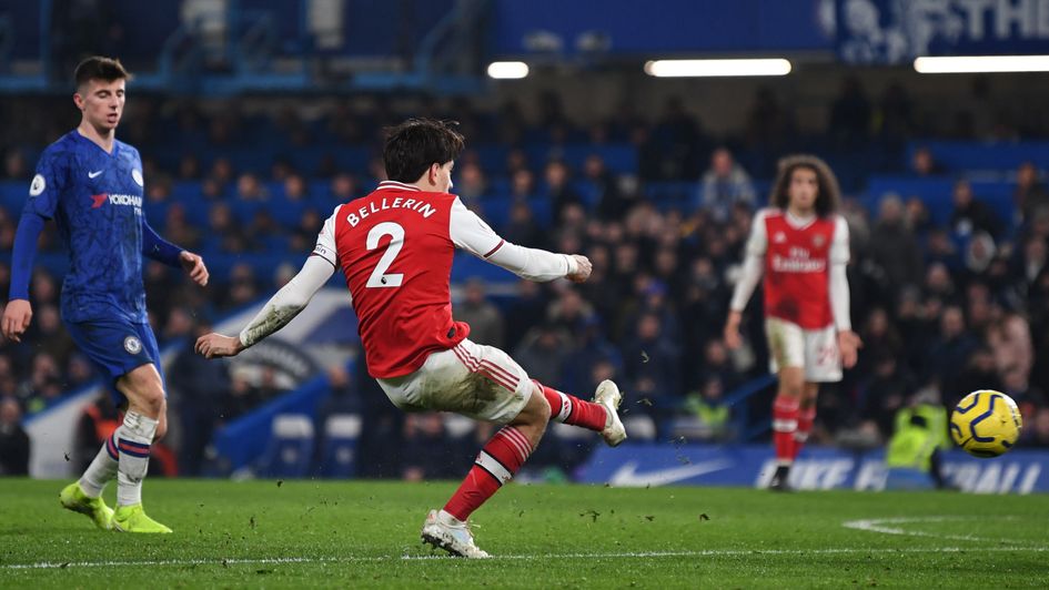 Hector Bellerin: Arsenal defender scores a late equaliser against Chelsea at Stamford Bridge