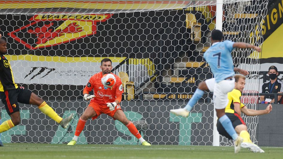 Watford 0-4 Manchester City: Raheem Sterling double helps thrash Premier  League strugglers