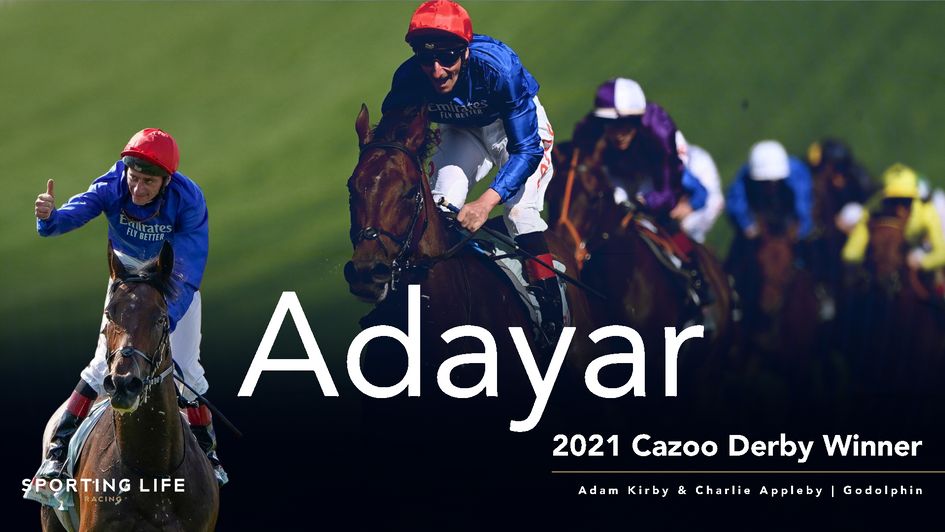 Cazoo Derby winner Adayar