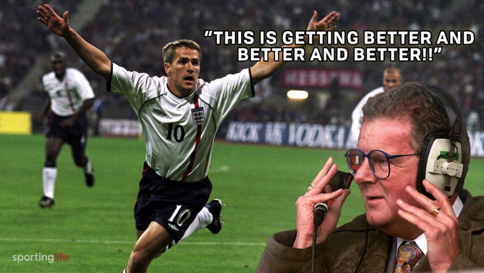 John Motson called many highs - and lows - of the England side