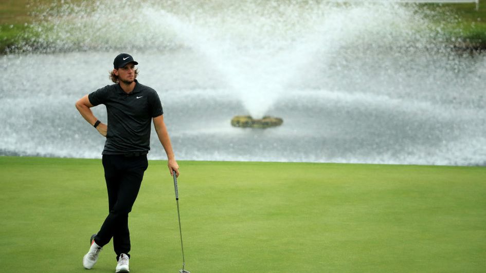 Thomas Pieters in action at Celtic Manor