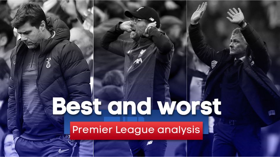 Premier League best and worst: Mauricio Pochettino, Jurgen Klopp's Liverpool and Ole Gunnar Solskjaer all feature