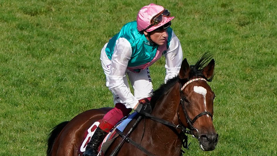 Frankie Dettori and Enable return after finishing second in the Arc