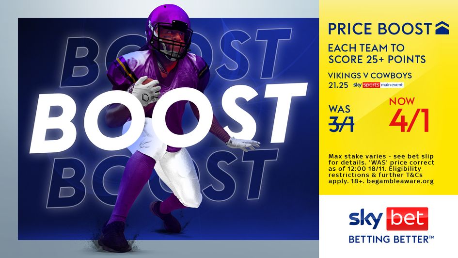 Sky Bet's NFL offer