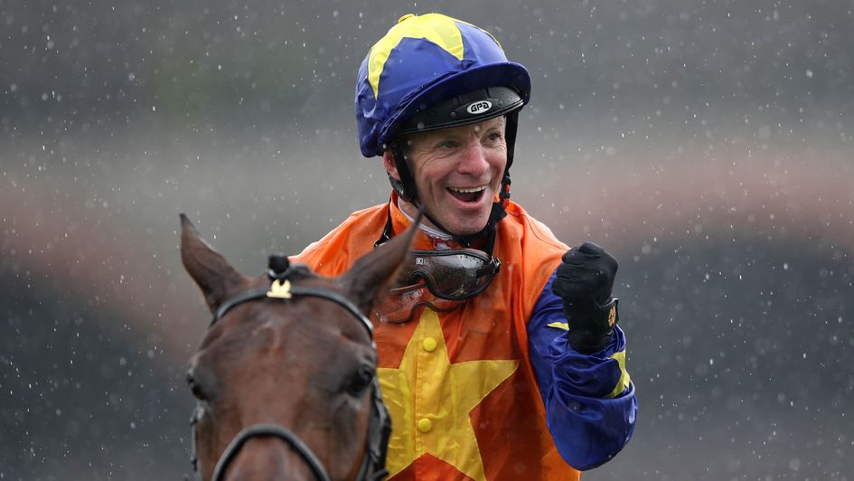 Franny Norton celebrates winning the Chester Cup