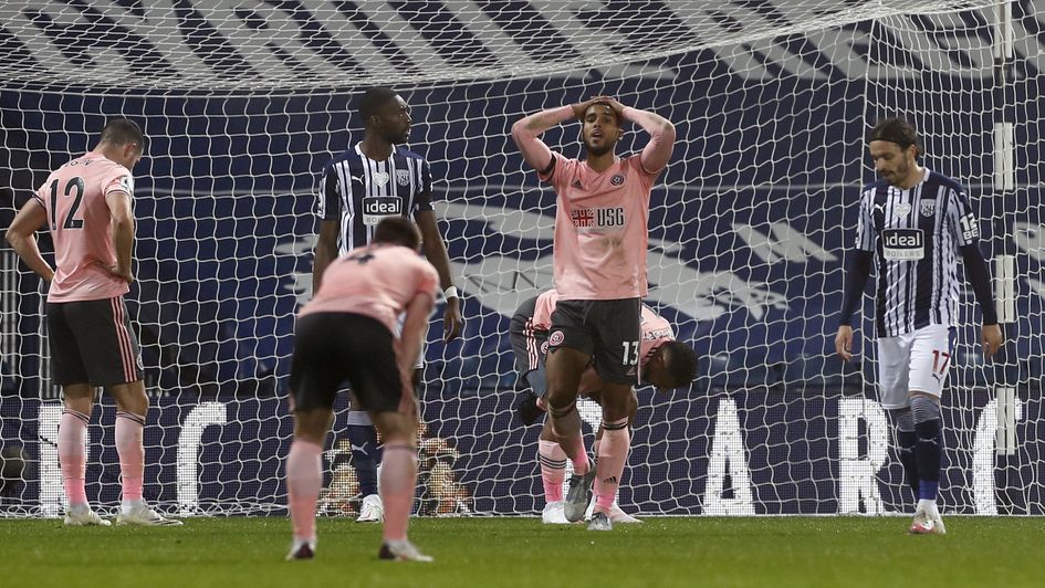 Sheffield United spurned a string of chances when they lost 1-0 at West Brom in November.