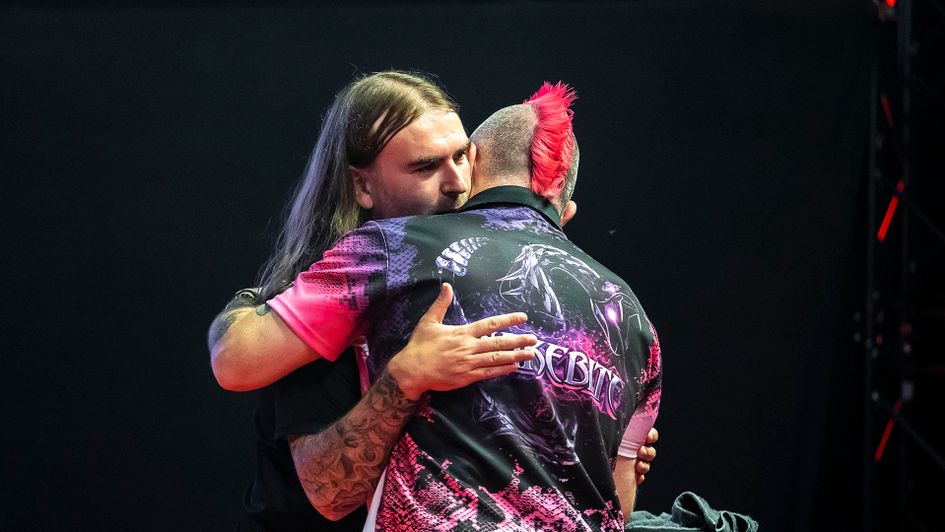 Ryan Searle defeats Peter Wright (Picture: Michael Braunschadel/PDC Europe)