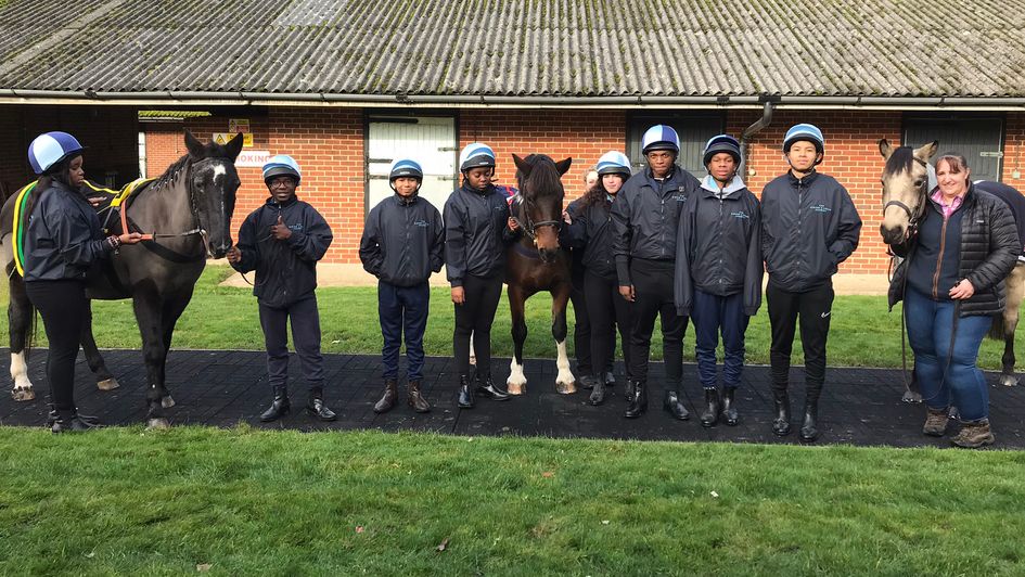 Students from Harris Academy Peckham (Riding A Dream Academy)