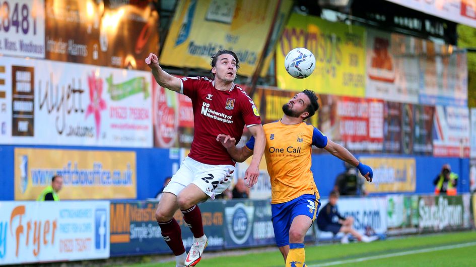 Northampton and Mansfield are battling it out for a place in the Sky Bet League Two play-off final.