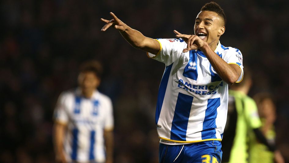 Jesse Lingard pictured during his time at Brighton