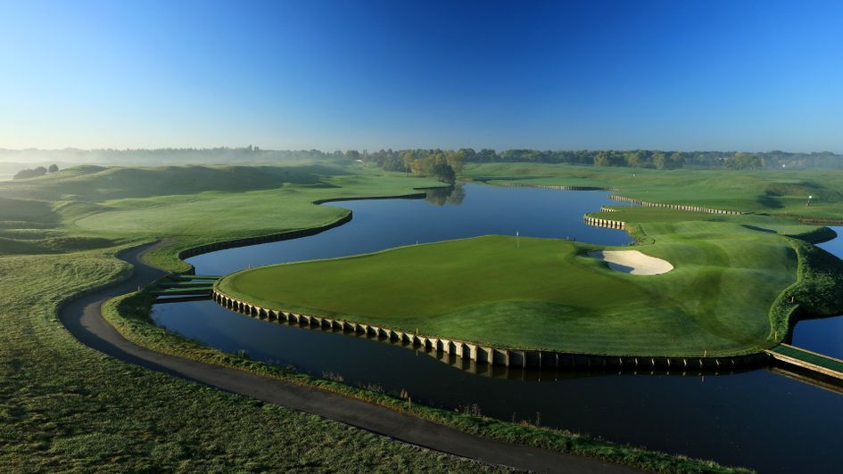 The 18th hole at Le Golf National