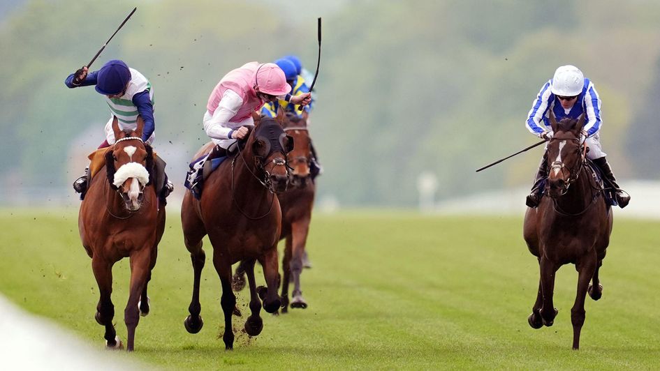 Coltrane (far left) wins again at Ascot