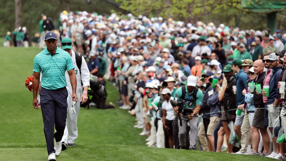 Tiger Woods made the cut once again at Augusta
