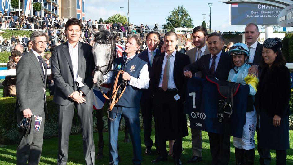 The Charyn team are all smiles at Ascot