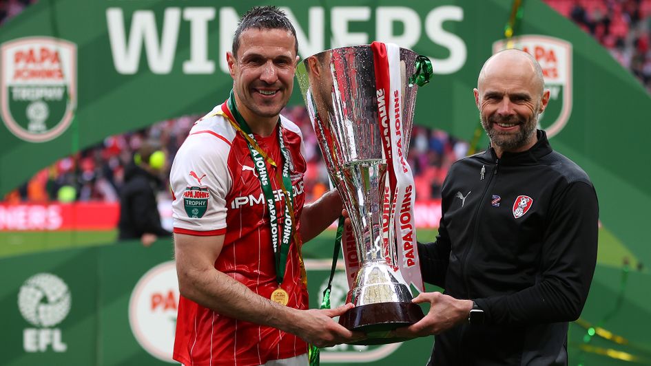 Rotherham won the Papa John's Trophy in April